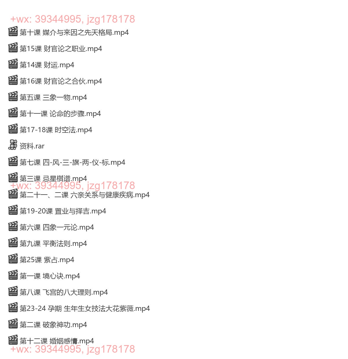 Y2301-03 大花钦天和四化紫微斗数视频课 screenshot